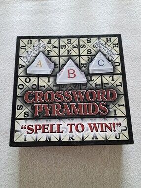 Crossword Pyramids Board Game Complete Cardchess Int'l Spell To Win Word Letters